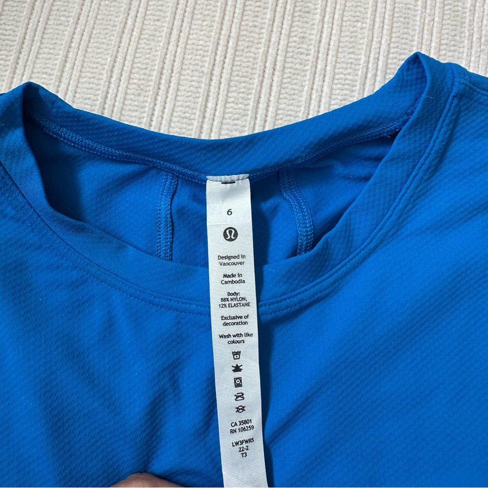 Lululemon Abrasion Resistant Train Tee *Ed Curtis - Picture 4 of 4